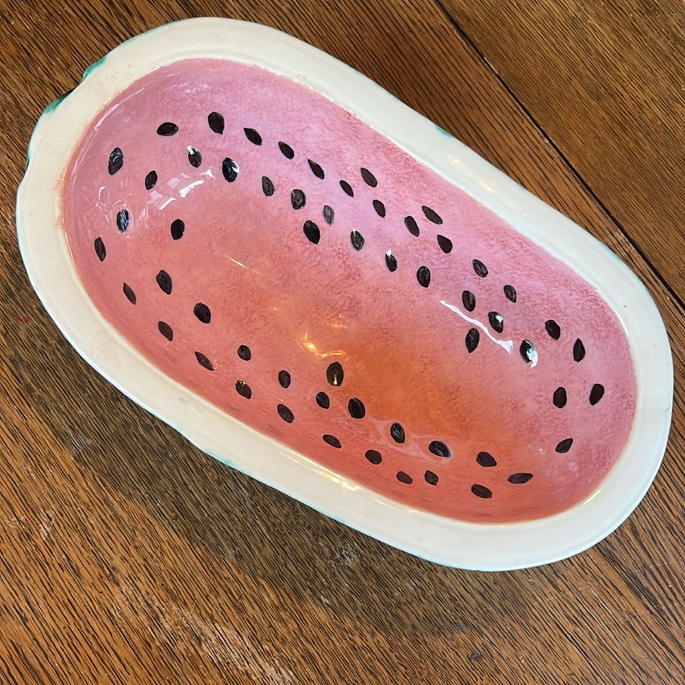 Watermelon ceramic bowl